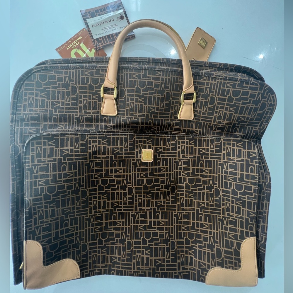 Diane Von Furstenberg Monogram Garment Bag